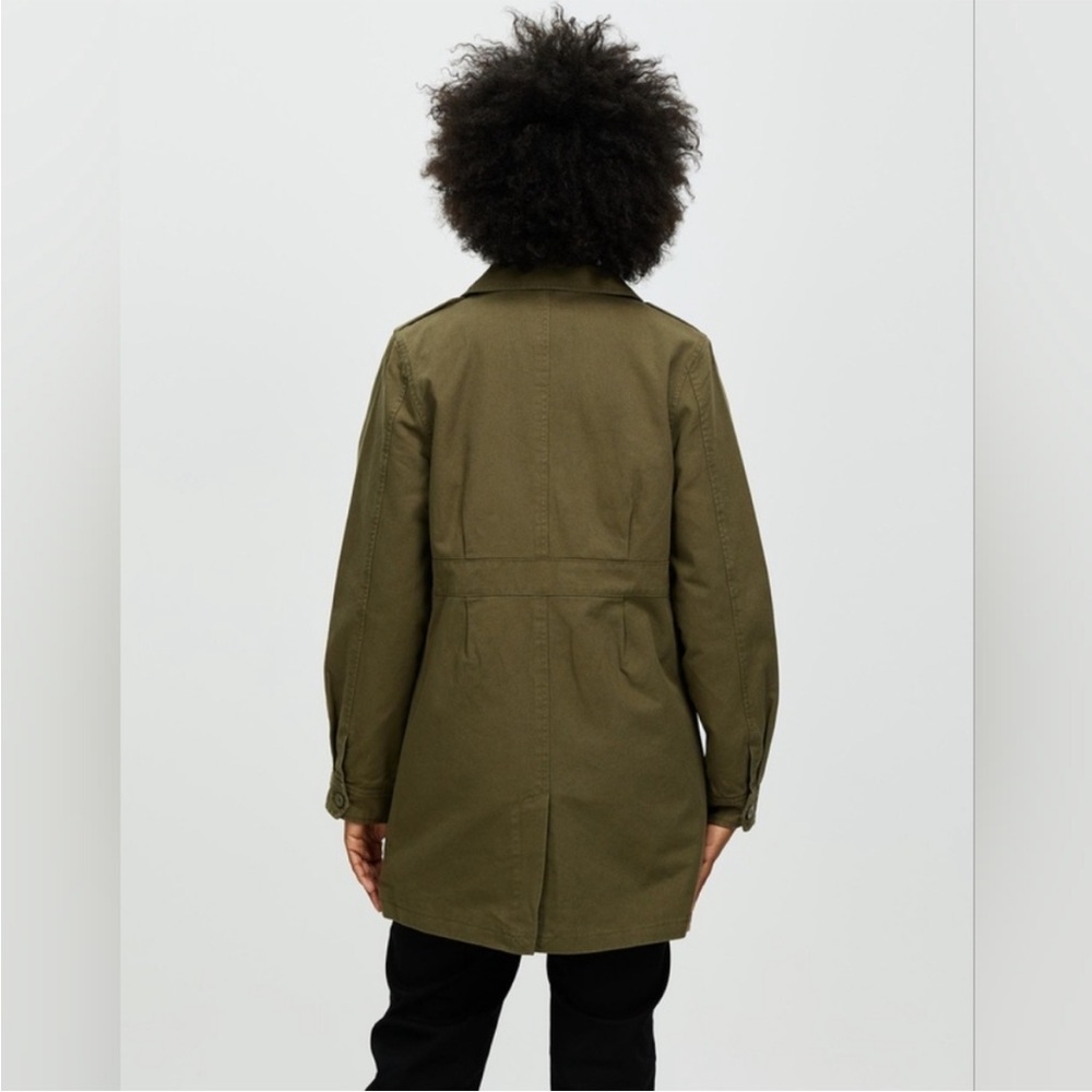 Brixton Women’s Quardro Utility Jacket in Miltary Olive Sz L - Picture 4 of 13